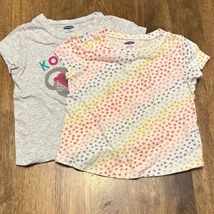 Old Navy Kids Heart and Koala Tees - Gray and Multicolor-